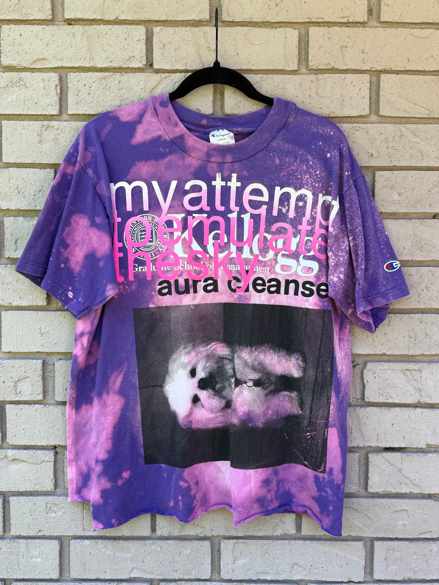 aura cleanse purple tee
