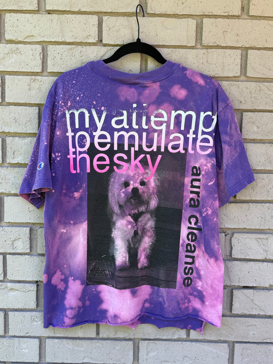 aura cleanse purple tee