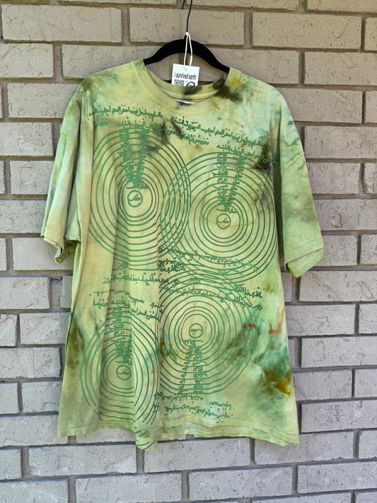 green cosmic tee