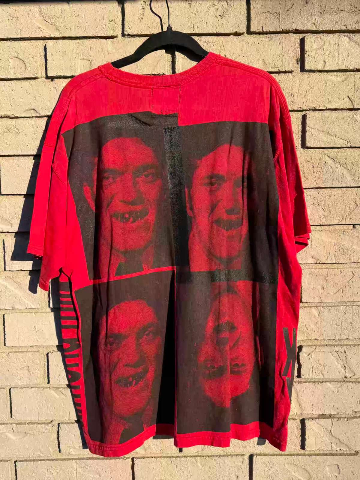 almond milk mixed print tee