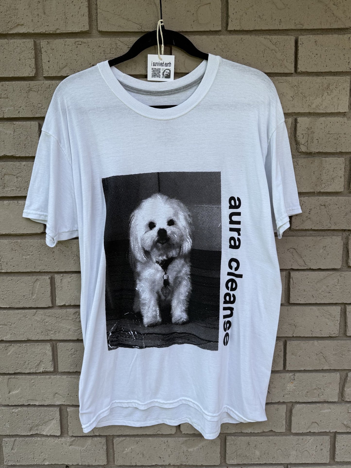 aura cleanse white tee
