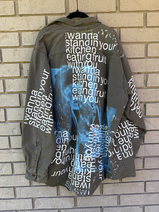 kitchen poem button up