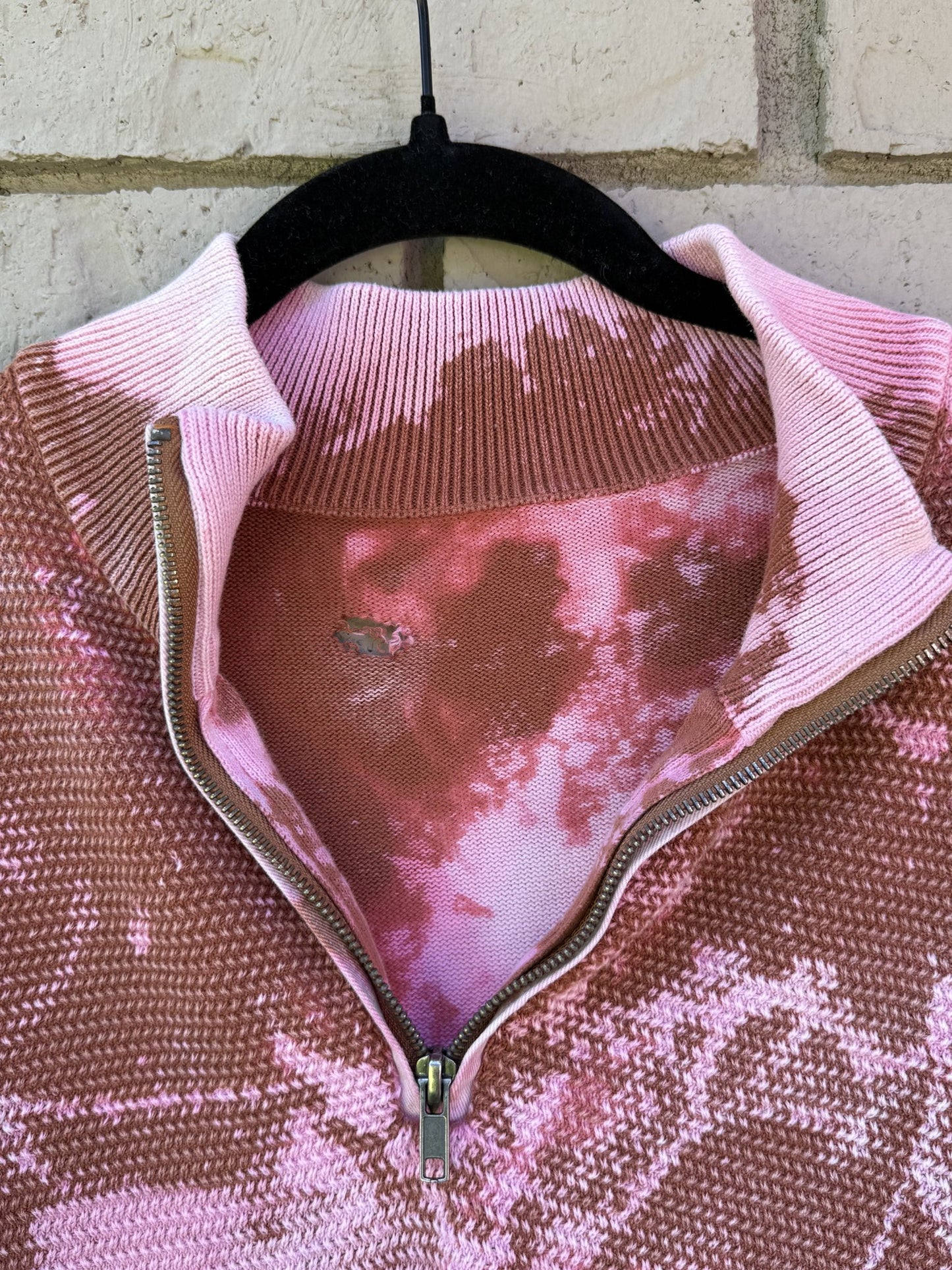 bleachy beachy sweater