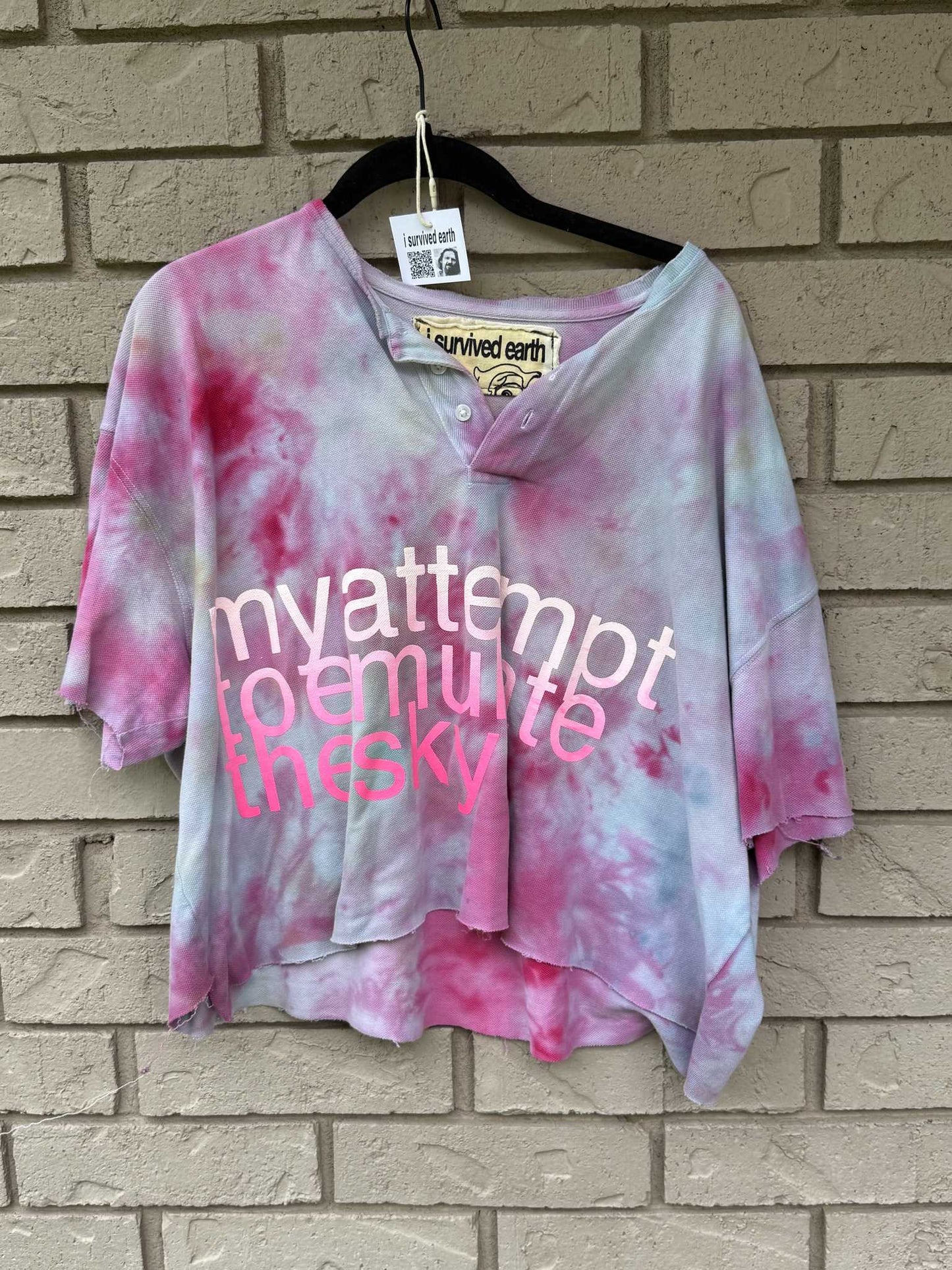 my attempt tie dye top