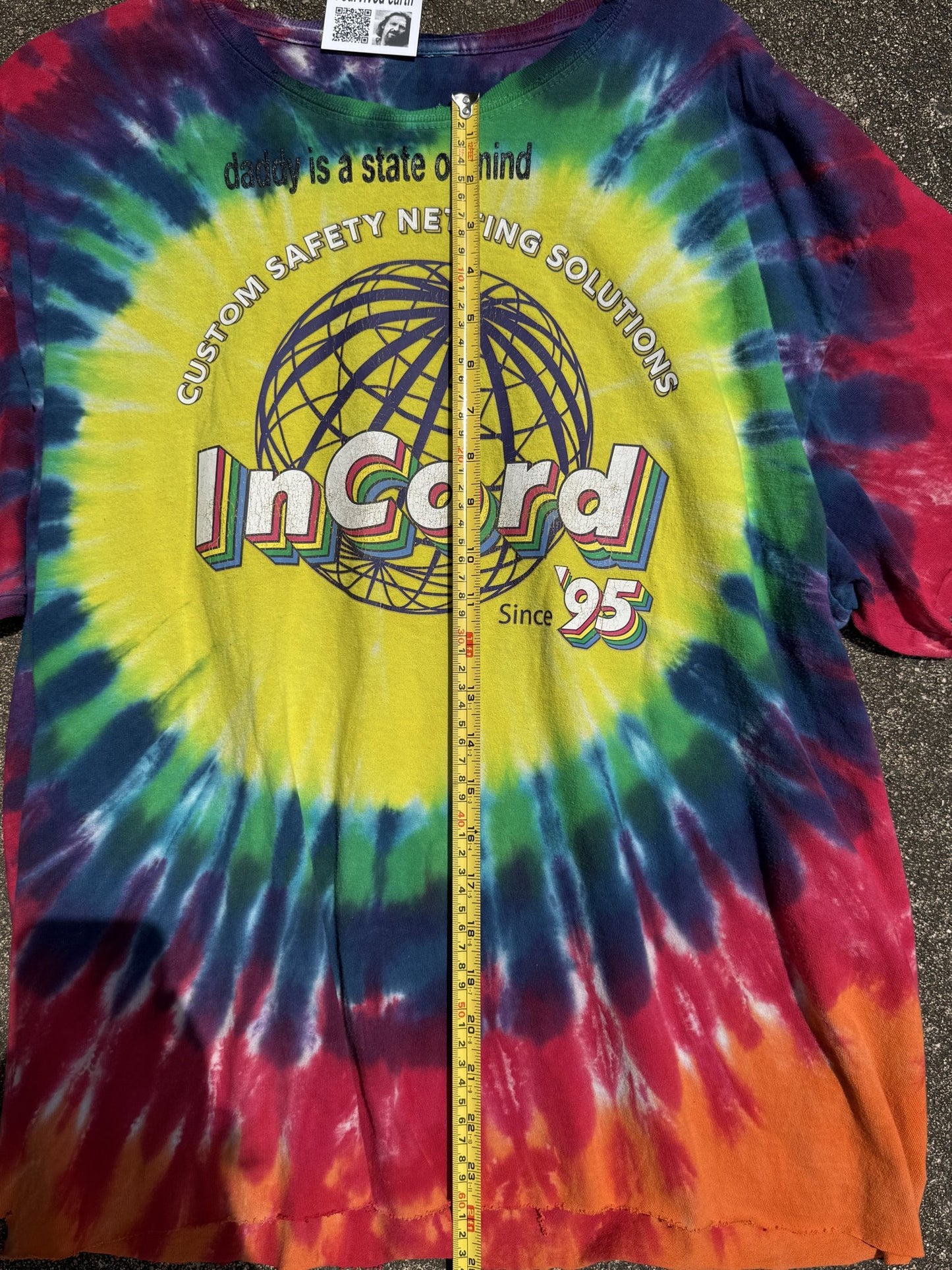 daddy tie dye tee
